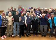 with Cary - our REAL selves!